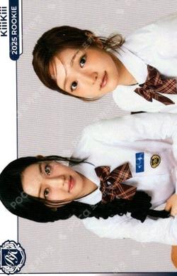 TELECA COLLECTION CARD 2025 K-POP ROOKIE BASE Unit photocard image