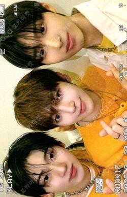 TELECA COLLECTION CARD 2025 K-POP ROOKIE RARE Unit photocard image