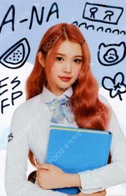 TELECA COLLECTION CARD 2025 K-POP ROOKIE SKETCH A-Na photocard image