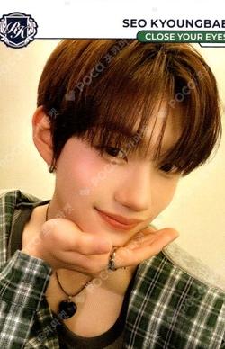 TELECA COLLECTION CARD 2025 K-POP ROOKIE BASE Kyoung Bae Seo photocard image