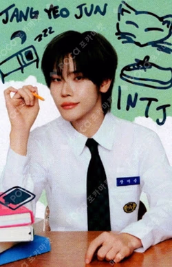 TELECA COLLECTION CARD 2025 K-POP ROOKIE SKETCH Yeo Jun Jang photocard image