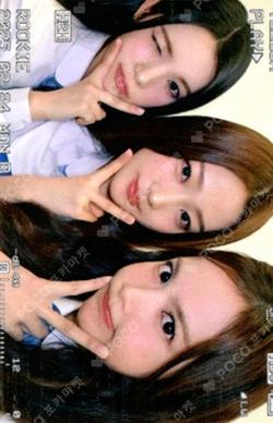 TELECA COLLECTION CARD 2025 K-POP ROOKIE RARE Unit photocard image