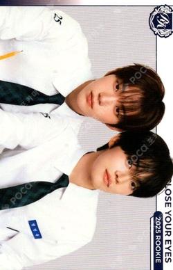 TELECA COLLECTION CARD 2025 K-POP ROOKIE BASE Unit photocard image