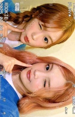 TELECA COLLECTION CARD 2025 K-POP ROOKIE RARE Unit photocard image