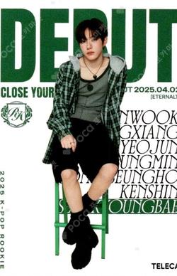 TELECA COLLECTION CARD 2025 K-POP ROOKIE RARE Kyoung Bae Seo photocard image