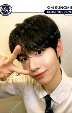 TELECA COLLECTION CARD 2025 K-POP ROOKIE BASE Sung Min Kim photocard image