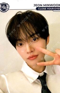 TELECA COLLECTION CARD 2025 K-POP ROOKIE BASE Jeon Minwook photocard image