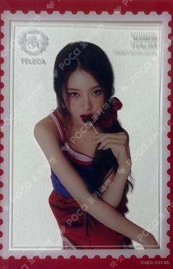 TELECA COLLECTION CARD 2025 K-POP ROOKIE RARE HAUM photocard image