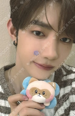 zeroni HOME PARTY POP-UP PHOTO CARD HOLDER PLUSH KEY RING ZHANG HAO photocard image