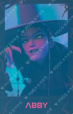 KPOP DEMON HUNTERS OFFICIAL LIGHT STICK & ACCESSORIES REWARD Abby photocard image