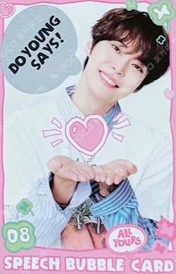 2025 DOYOUNG ENCORE CONCERT [Yours] SPEECH BUBBLE CARD SET DOYOUNG photocard image