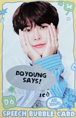 2025 DOYOUNG ENCORE CONCERT [Yours] SPEECH BUBBLE CARD SET DOYOUNG photocard image