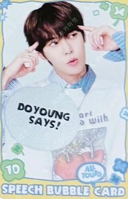2025 DOYOUNG ENCORE CONCERT [Yours] SPEECH BUBBLE CARD SET DOYOUNG photocard image