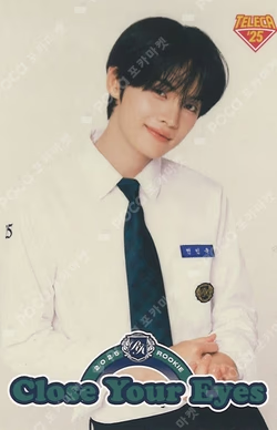 TELECA COLLECTION CARD 2025 K-POP ROOKIE BASE Jeon Minwook photocard image