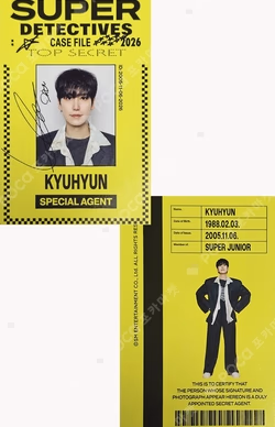 2026 SEASON'S GREETINGS KYUHYUN photocard image