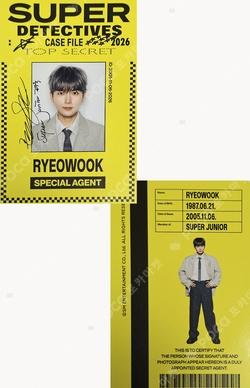 2026 SEASON'S GREETINGS RYEOWOOK photocard image