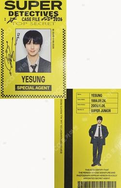 2026 SEASON'S GREETINGS YESUNG photocard image
