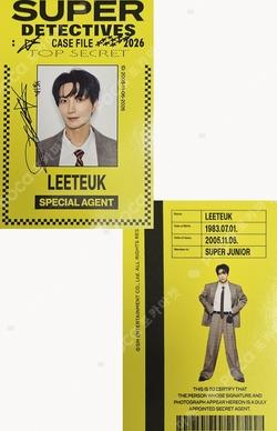 2026 SEASON'S GREETINGS LEETEUK photocard image