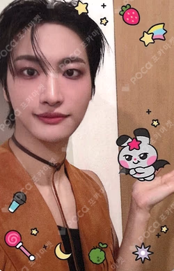 Press, Start! Enter the MIGHTEEZ POP-UP PHOTO CARD HOLDER PLUSH KEYRING SEONGHWA photocard image