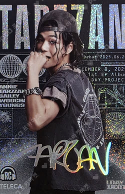 ALLDAY PROJECT TELECA COLLECTION CARD SIGNATURE TARZZAN photocard image