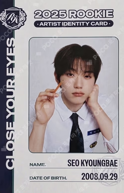 TELECA COLLECTION CARD 2025 K-POP ROOKIE RARE
