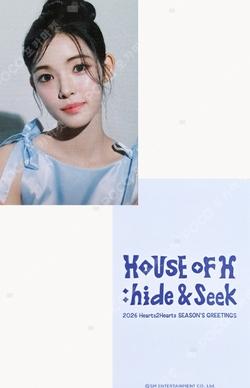 2026 Hearts2Hearts SEASON'S GREETINGS VIDEO EDITION YES24 YUHA photocard image