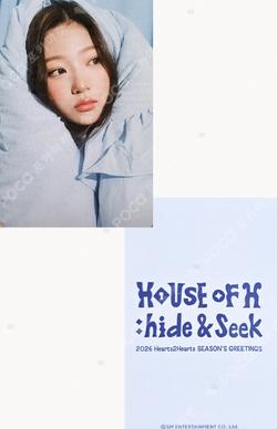 2026 Hearts2Hearts SEASON'S GREETINGS VIDEO EDITION YES24 Stella photocard image