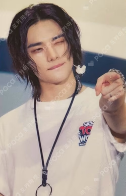 Stray Kids Fan Connecting 2024 SKZ TOY WORLD Blu-ray HMV HYUNJIN photocard image