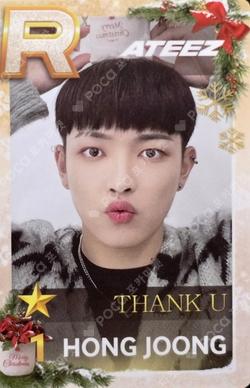 SUPERSTAR POP-UP STAR+ING : Christmas Bear Christmas PACKAGE HONGJOONG photocard image