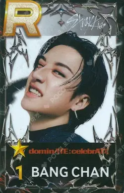 Stray Kids World Tour dominATE : celebrATE SuperStarJYPNATION BANG CHAN photocard image