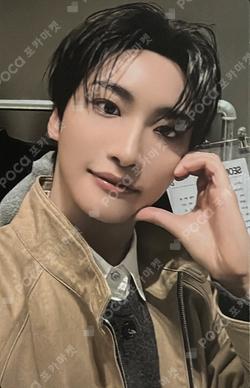 ATEEZ 7TH ANNIVERSARY OFFICIAL POP-UP '8ROOM' 8ROOM KEYRING SEONGHWA photocard image