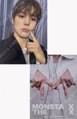 THE X QQ MUSIC MINHYUK photocard image