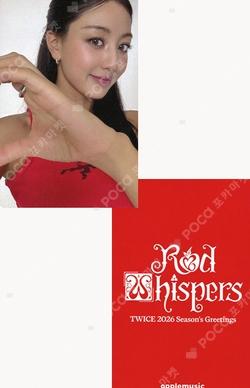 2026 SEASON'S GREETINGS [RED WHISPERS] APPLEMUSIC JIHYO photocard image
