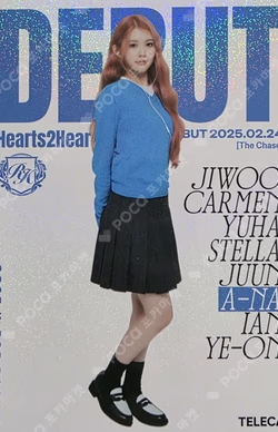 TELECA COLLECTION CARD 2025 K-POP ROOKIE RARE A-Na photocard image