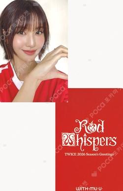 2026 SEASON'S GREETINGS [RED WHISPERS] WITHMUU MOMO photocard image