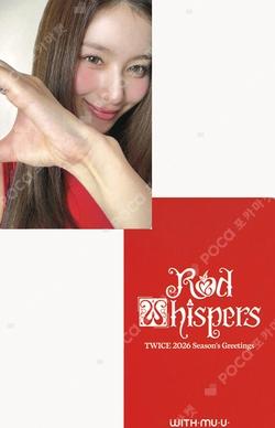 2026 SEASON'S GREETINGS [RED WHISPERS] WITHMUU SANA photocard image