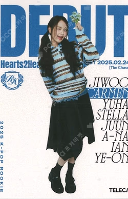 TELECA COLLECTION CARD 2025 K-POP ROOKIE RARE Carmen photocard image