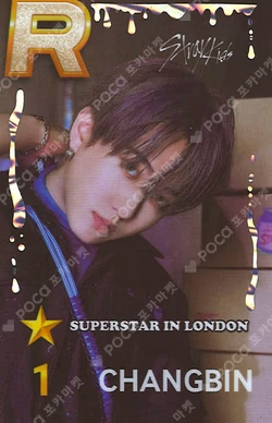 SUPERSTAR in LONDON CHANGBIN photocard image