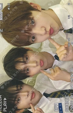 TELECA COLLECTION CARD 2025 K-POP ROOKIE RARE Unit photocard image