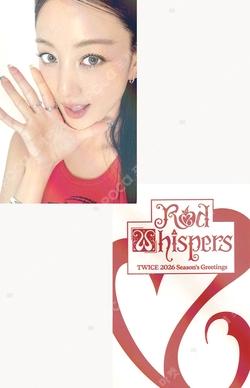 2026 SEASON'S GREETINGS [RED WHISPERS] weidian JIHYO photocard image