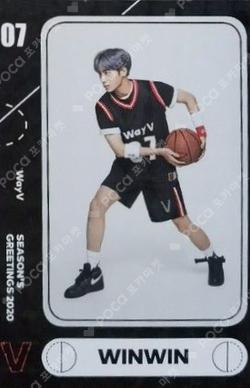 2020 WayV SEASON'S GREETINGS WINWIN photocard image