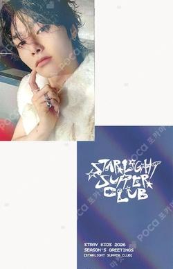 2026 SEASON'S GREETINGS [STRAIGHT SUPPER CLUB] weidian I.N photocard image
