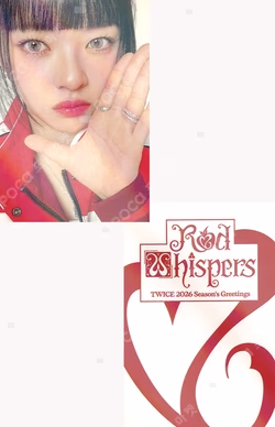 2026 SEASON'S GREETINGS [RED WHISPERS] weidian JEONGYEON photocard image