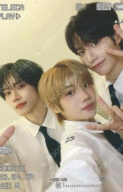 TELECA COLLECTION CARD 2025 K-POP ROOKIE RARE