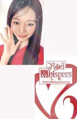 2026 SEASON'S GREETINGS [RED WHISPERS] weidian TZUYU photocard image
