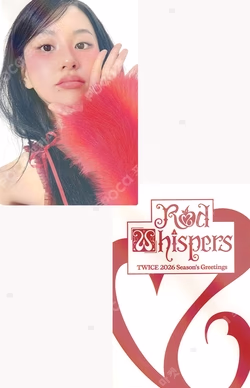 2026 SEASON'S GREETINGS [RED WHISPERS] weidian CHAEYOUNG photocard image