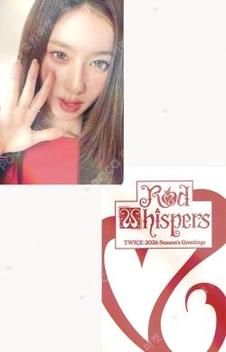2026 SEASON'S GREETINGS [RED WHISPERS] weidian SANA photocard image