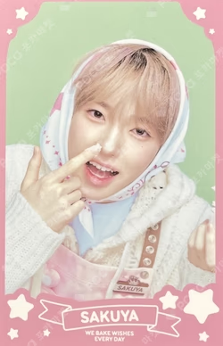 NCT WISH POP UP [WISH BAKERY] RANDOM PATISSIER CARD SET SAKUYA photocard image