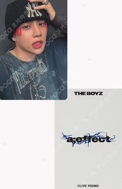 a;effect OLIVE YOUNG LUCKY DRAW SUNWOO photocard image