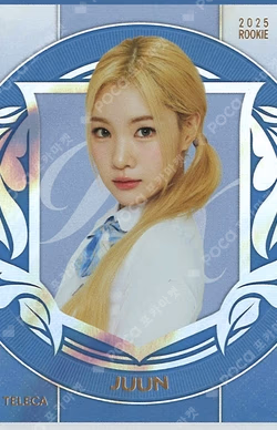 TELECA COLLECTION CARD 2025 K-POP ROOKIE SSP JUUN photocard image